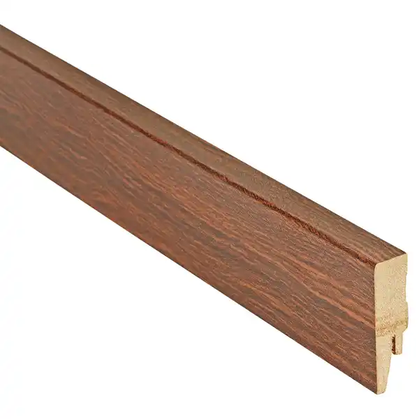 Bild 1 von Kosche Clip-Sockelleiste gerade 2400 x 58 x 16 mm Lapacho Chocolate