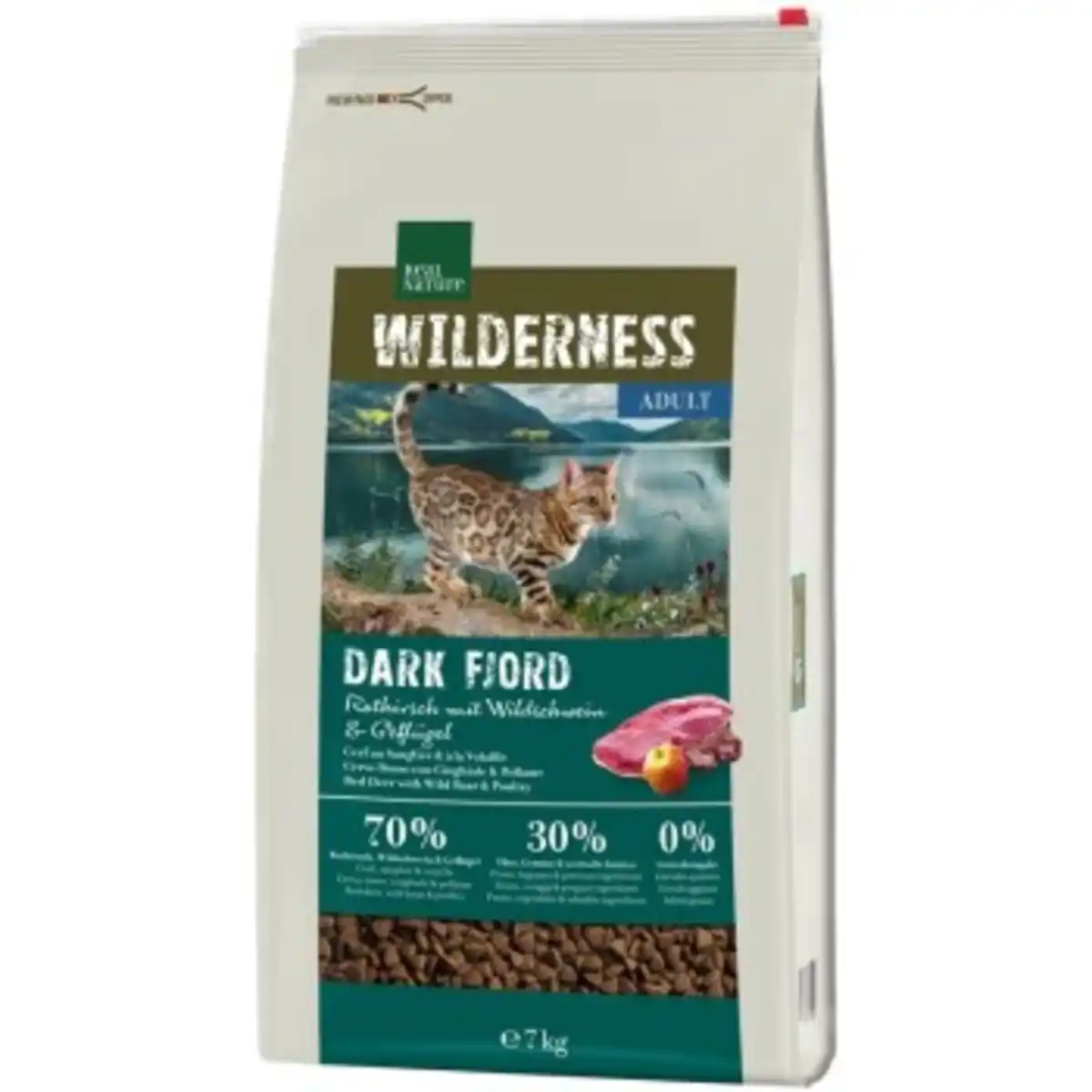 Bild 1 von REAL NATURE WILDERNESS Dark Fjord Adult Rothirsch, Wildschwein & Geflügel 7 kg