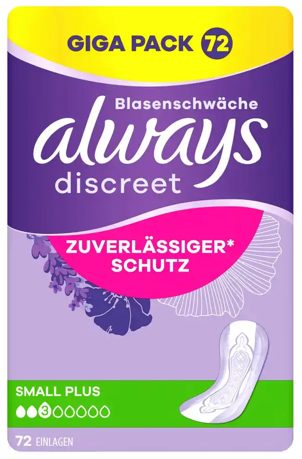 Bild 1 von ALWAYS Discreet, 48 - 72-St.-Packg.