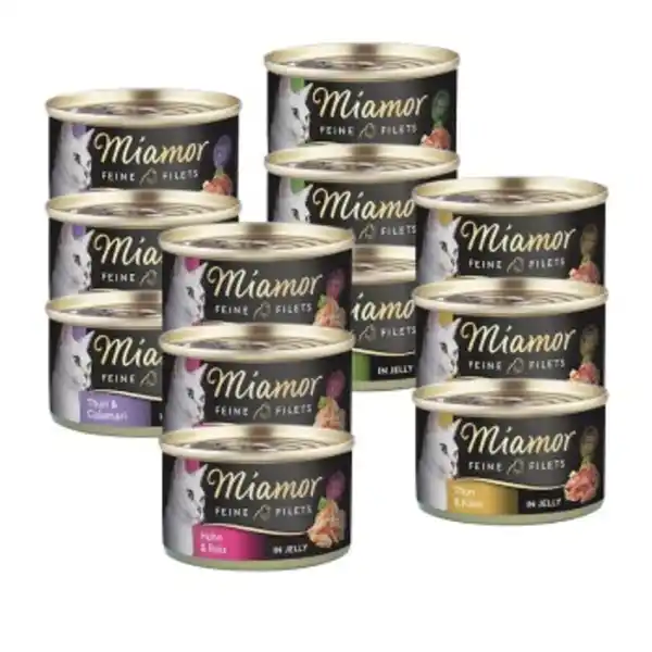 Bild 1 von Miamor Feine Filets in Jelly Mixpaket 12x100g Mixpaket 2