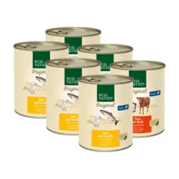 Bild 1 von REAL NATURE Original Adult 6x800 g Mixpaket 3