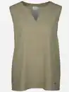 Bild 1 von Damen Top mit kleinem Gummzugdetails Oliv