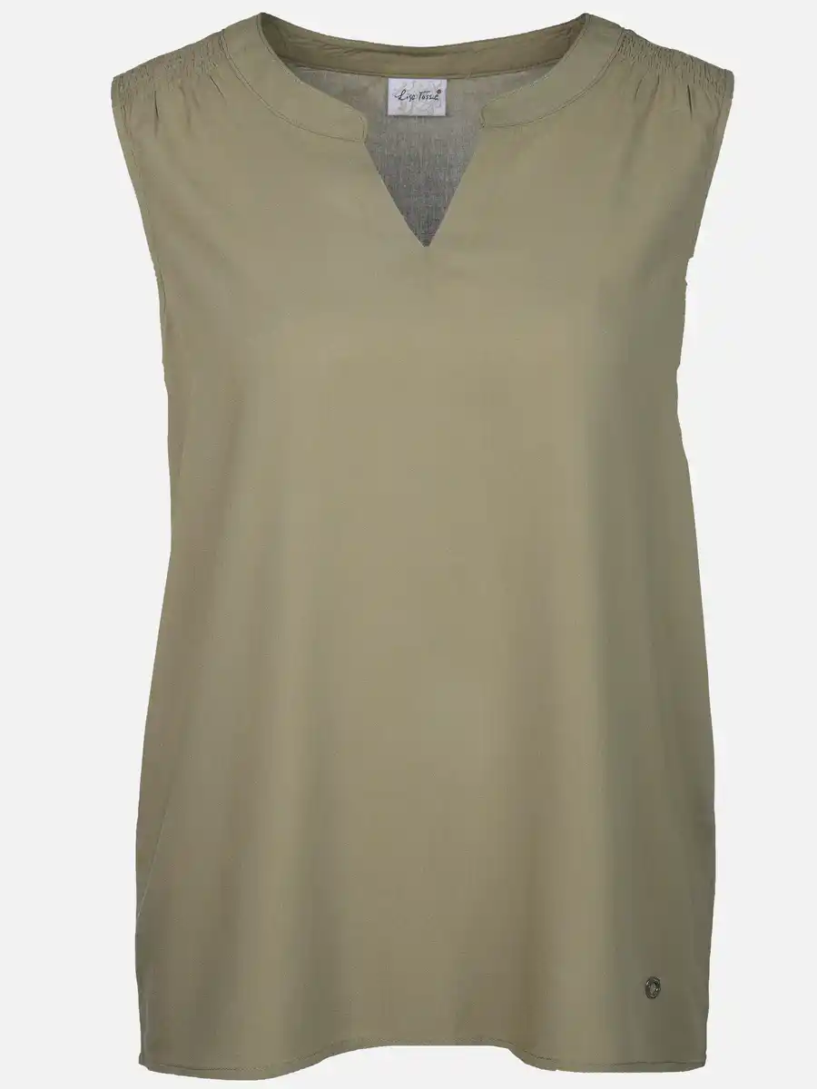 Bild 1 von Damen Top mit kleinem Gummzugdetails Oliv