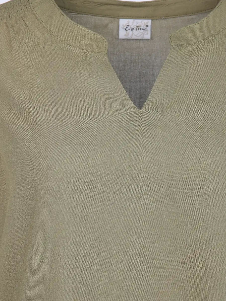 Bild 3 von Damen Top mit kleinem Gummzugdetails Oliv