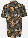 Bild 2 von Herren Resorthemd mit kurzem Arm und Alloverprint Blau
