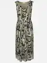 Bild 1 von Damen Kleid mit Ethno Alloverprint Oliv