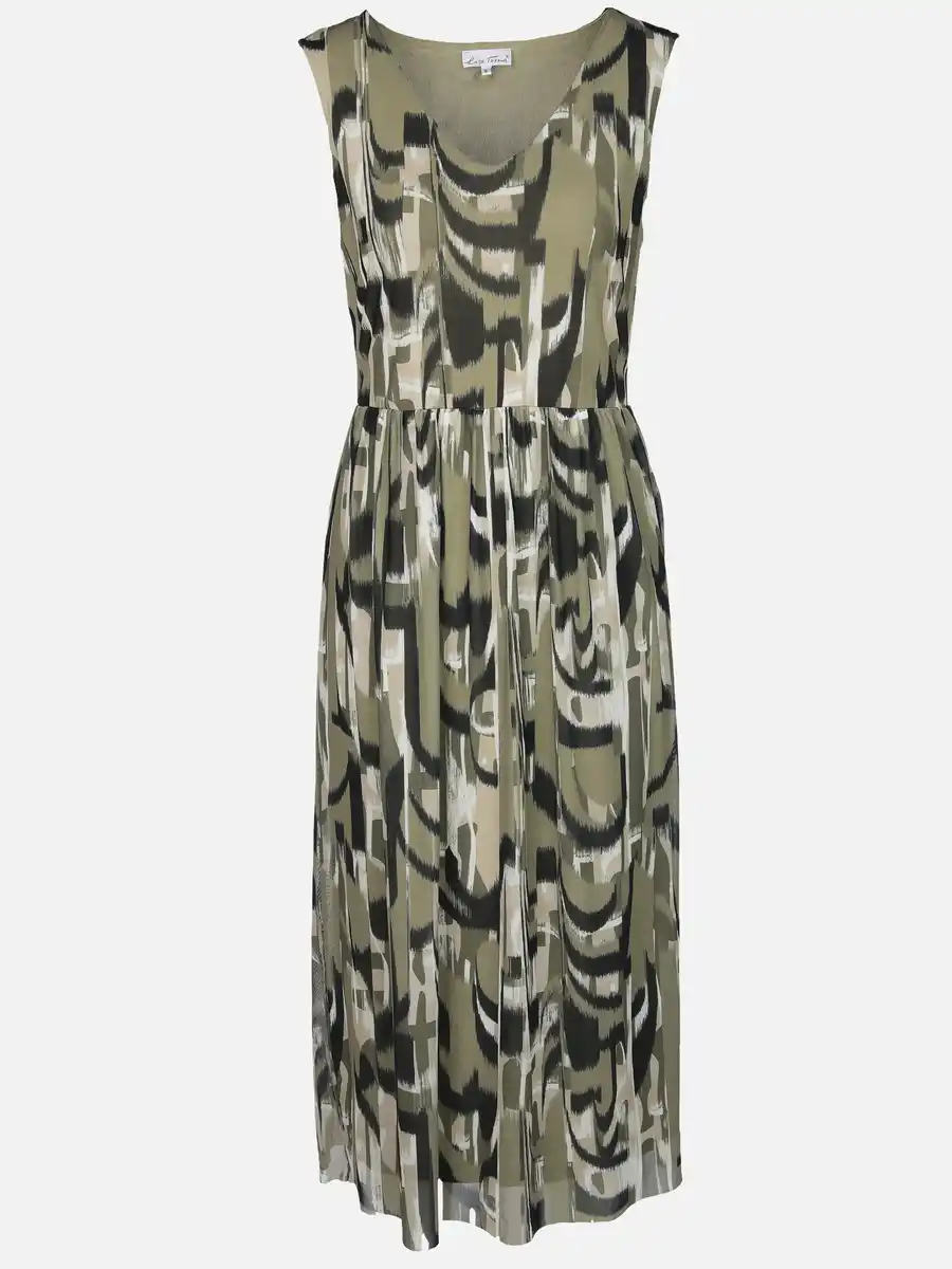 Bild 1 von Damen Kleid mit Ethno Alloverprint Oliv