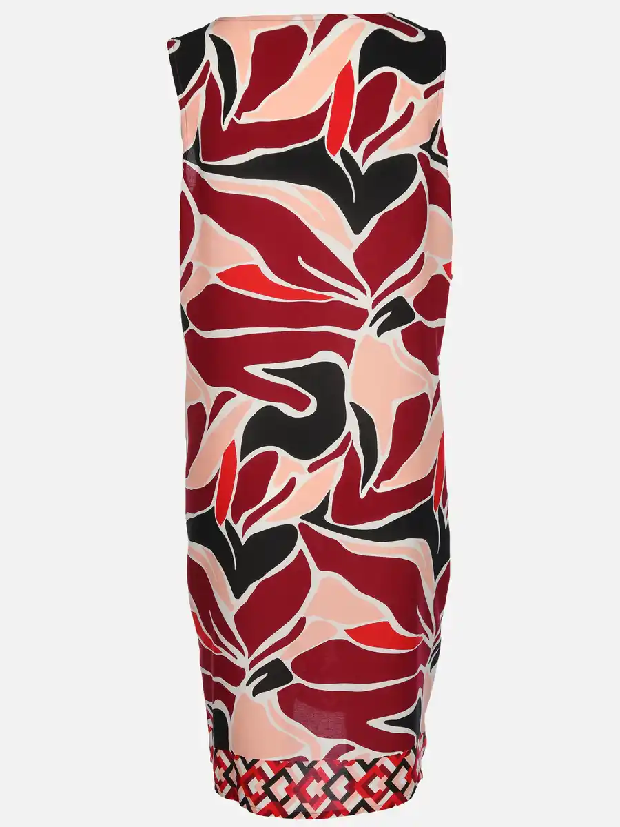 Bild 2 von Damen Kleid mit großem Muster Rot
