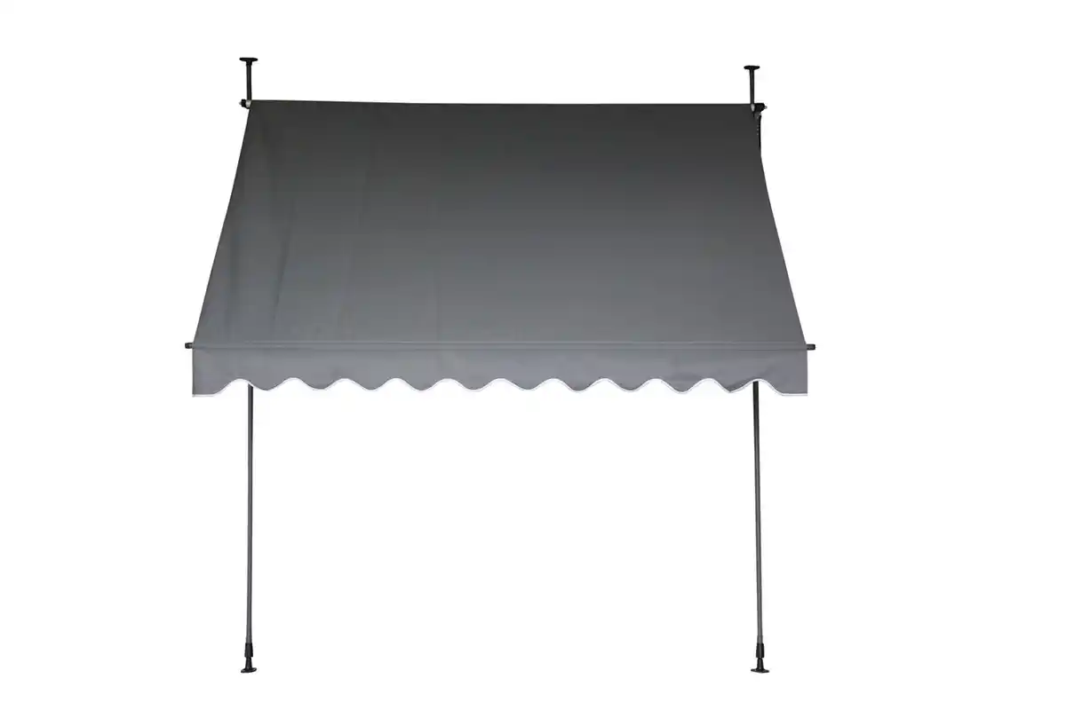 Bild 2 von Klemmmarkise Sonnenschutz mit Handkurbel - Anthrazit