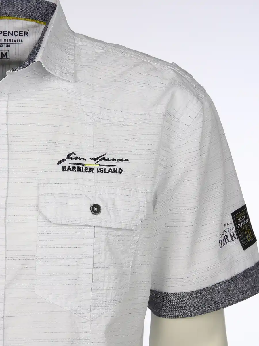 Bild 3 von Herren Freizeithemd Weiß