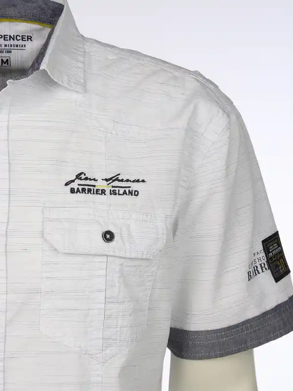 Bild 3 von Herren Freizeithemd Weiß