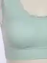 Bild 3 von Damen Bustier mit Spitzenbesatz Türkis