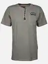 Bild 1 von Herren Henleyshirt mit Stickerei Grau