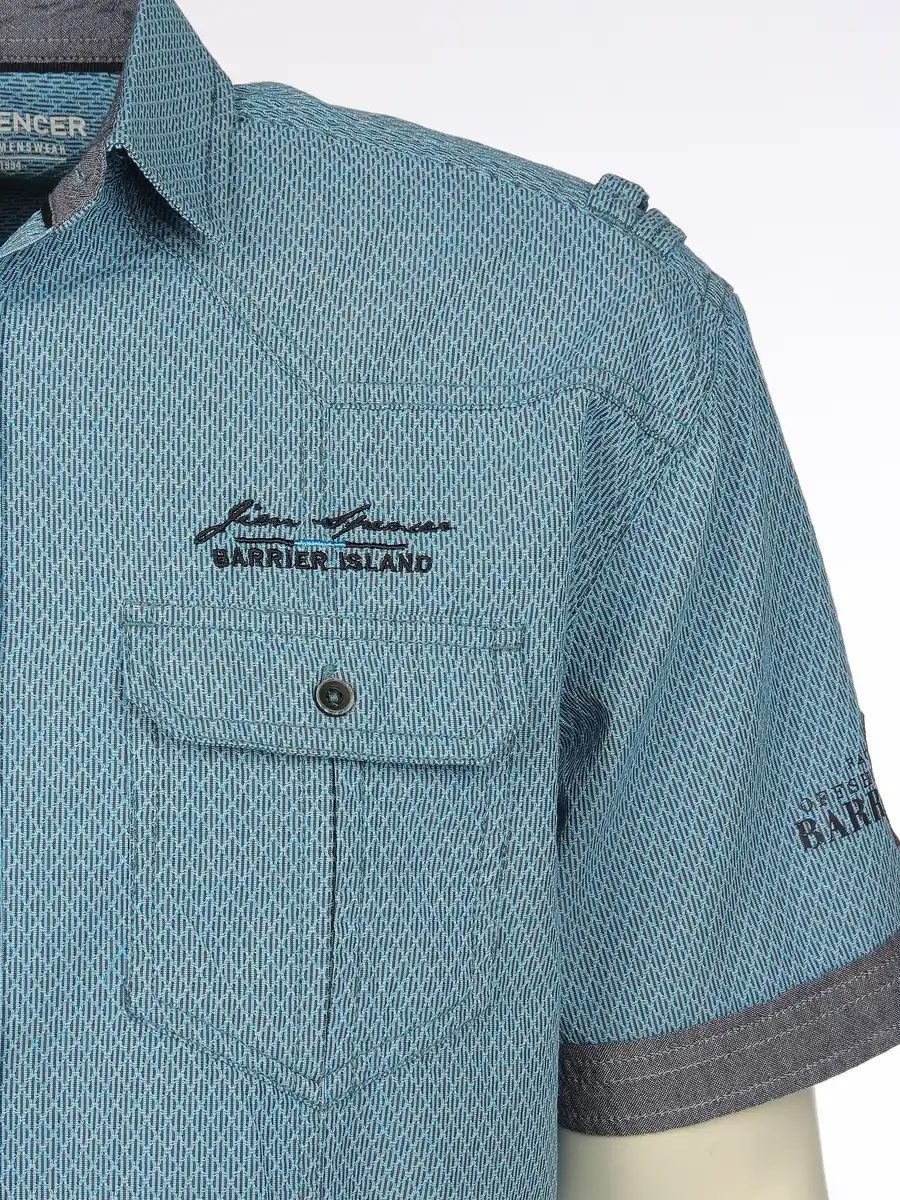 Bild 3 von Herren Freizeithemd Blau