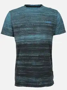 Herren Shirt im Streifenlook Blau