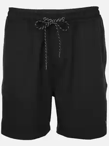 Herren Badeshorts mit Taschen Schwarz