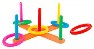Ringwurfspiel inkl. 5 Ringe