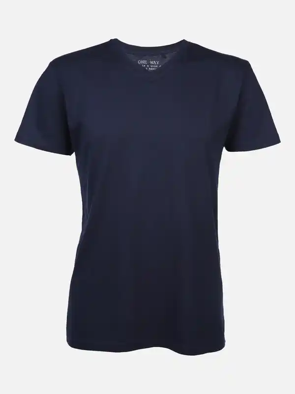 Bild 1 von Herren Basic-Shirt Blau