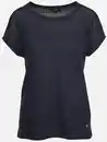 Bild 1 von Damen T-Shirt mit Glitzerfrontprint Marine