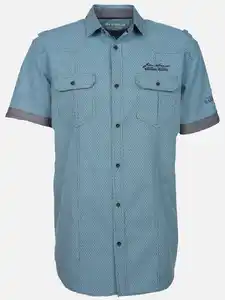 Herren Freizeithemd Blau