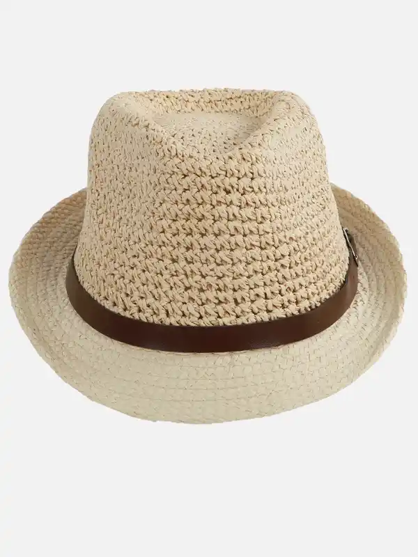 Bild 1 von Herren Hut mit Kontrastband Beige