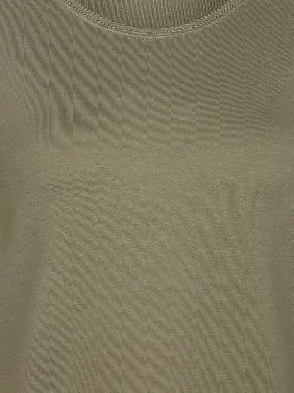 Bild 3 von Damen Shirt unifarben Oliv