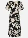 Bild 2 von Damen Jerseykleid mit Alloverprint Schwarz