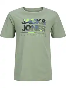 Jungen T-Shirt JJLUKE Grün
