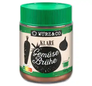 WÜRZ & CO. Gemüsebrühe oder Hühnerbrühe