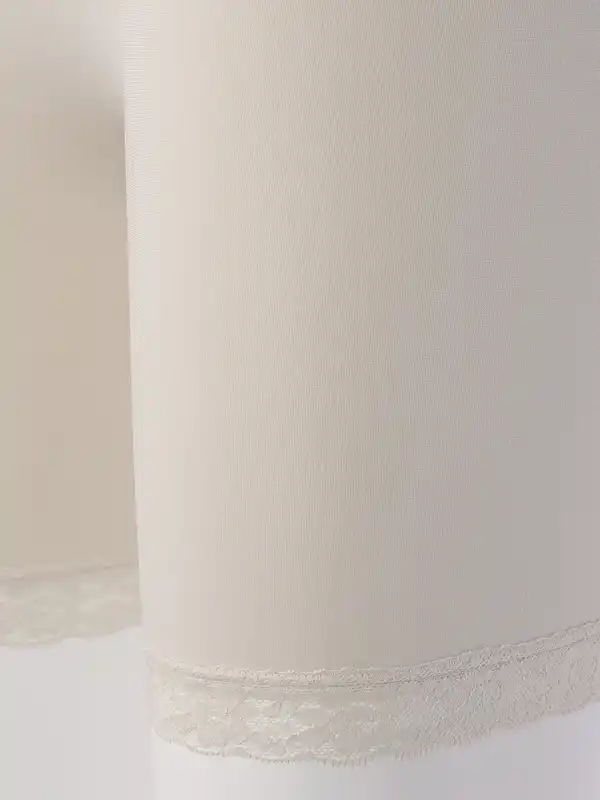 Bild 3 von Damen Longpant mit Spitzenbesatz Weiß