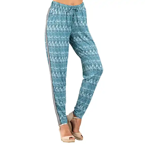 Bild 1 von Trendige Hose mit Kordelzug und Glitzerstreifen