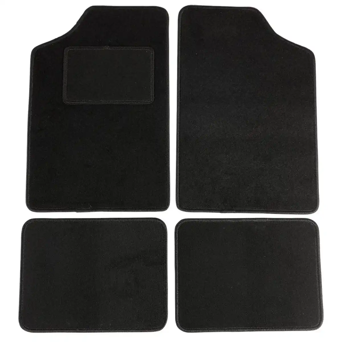 Bild 1 von Automatten-Set 4-teilig 4-teiliges Autoteppich-Set mit rutschfester Rückseite bestehend aus je 2 Einzelmatten für vorne und hinten.