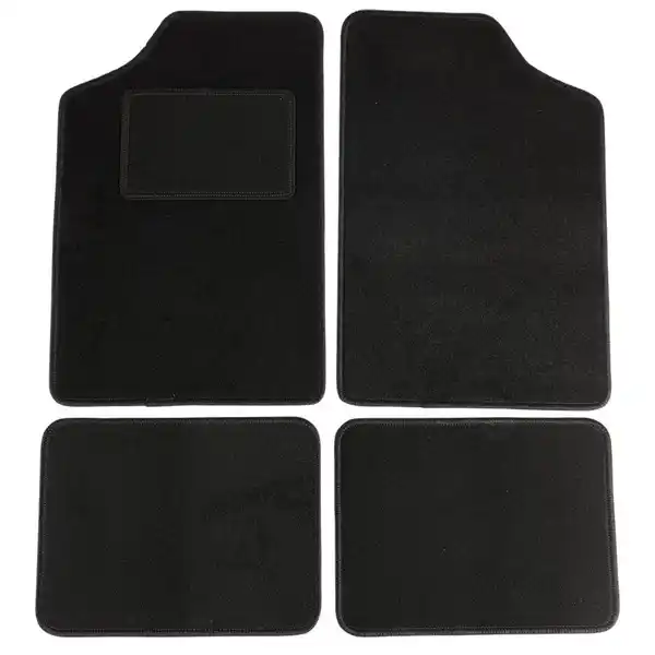 Bild 1 von Automatten-Set 4-teilig 4-teiliges Autoteppich-Set mit rutschfester Rückseite bestehend aus je 2 Einzelmatten für vorne und hinten.