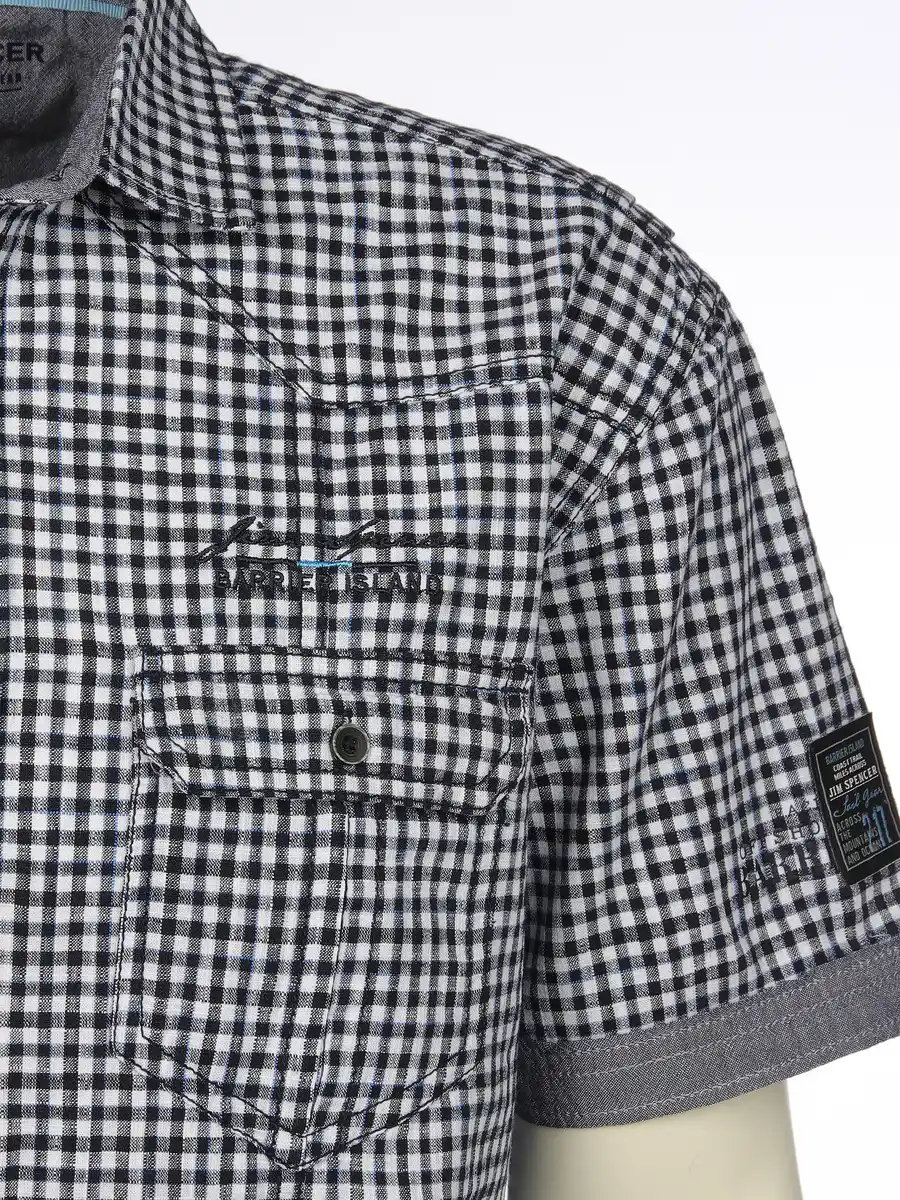 Bild 3 von Herren Freizeithemd Schwarz