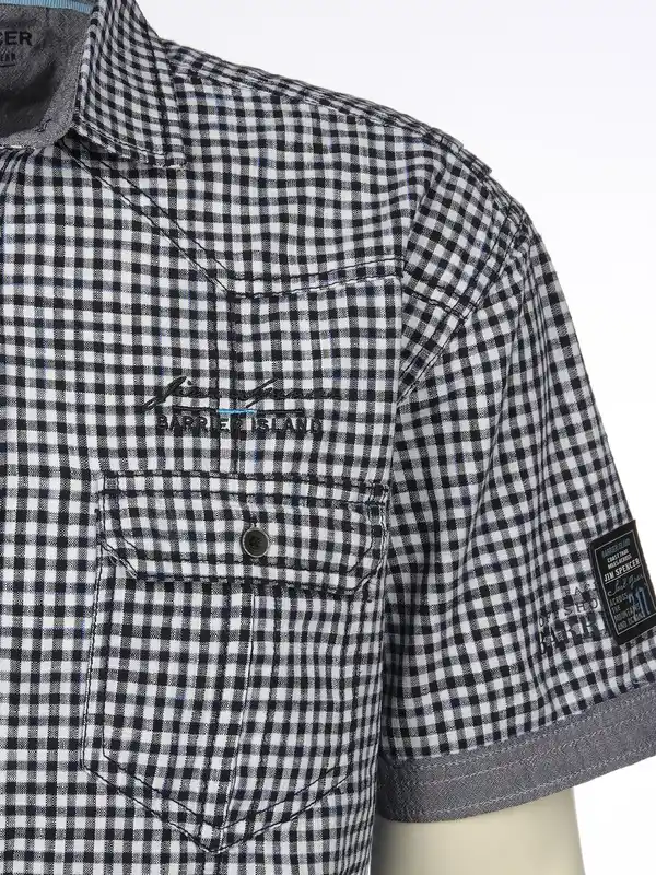 Bild 3 von Herren Freizeithemd Schwarz