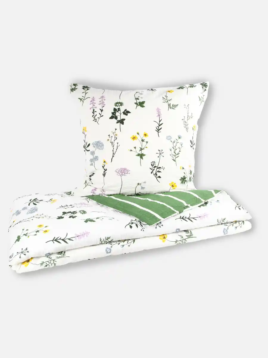 Bild 1 von Seersucker Bettwäsche, 135x200cm Weiß