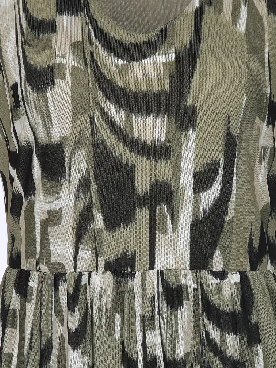 Bild 3 von Damen Kleid mit Ethno Alloverprint Oliv