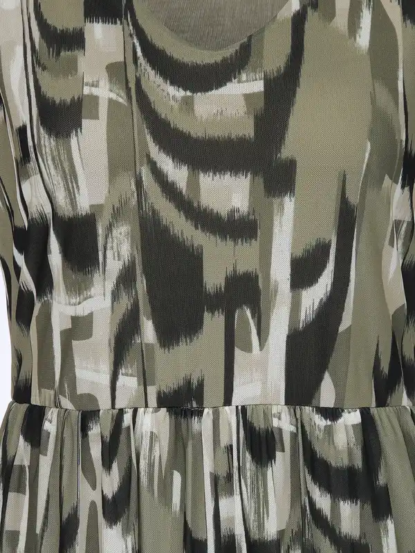 Bild 3 von Damen Kleid mit Ethno Alloverprint Oliv