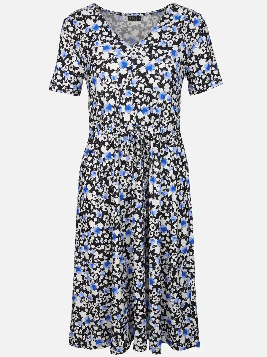 Bild 1 von Damen Jerseykleid mit Alloverprint Marine