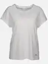 Bild 1 von Damen T-Shirt mit Lochstickerei Weiß