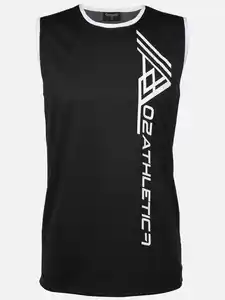 Herren Tanktop mit Print Schwarz