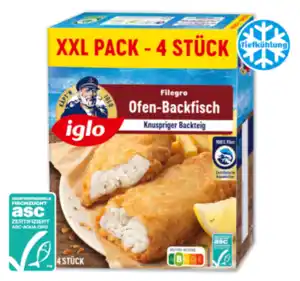 IGLO Filegro Ofen-Backfisch XXL*