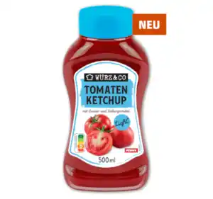 WÜRZ & CO. Tomaten Ketchup light