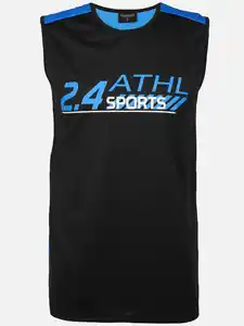 Herren Tanktop mit Print Blau
