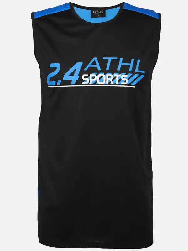 Bild 1 von Herren Tanktop mit Print Blau