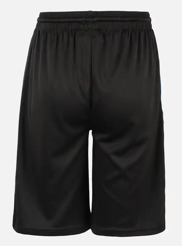 Bild 2 von Jungen Trainingshorts mit weitem Bein Schwarz