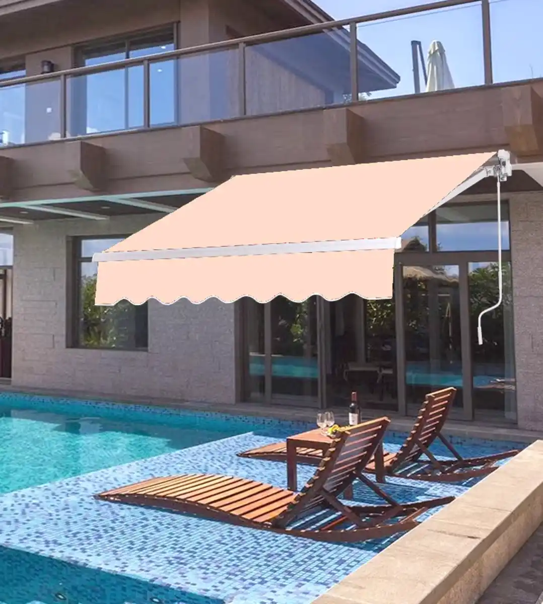 Bild 2 von Markise Alu-Markise Gelenkarmmarkise Markise Sonnenschutz - Beige