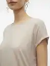 Bild 2 von Vero Moda VMAVA PLAIN SS TOP GA Shirt Beige