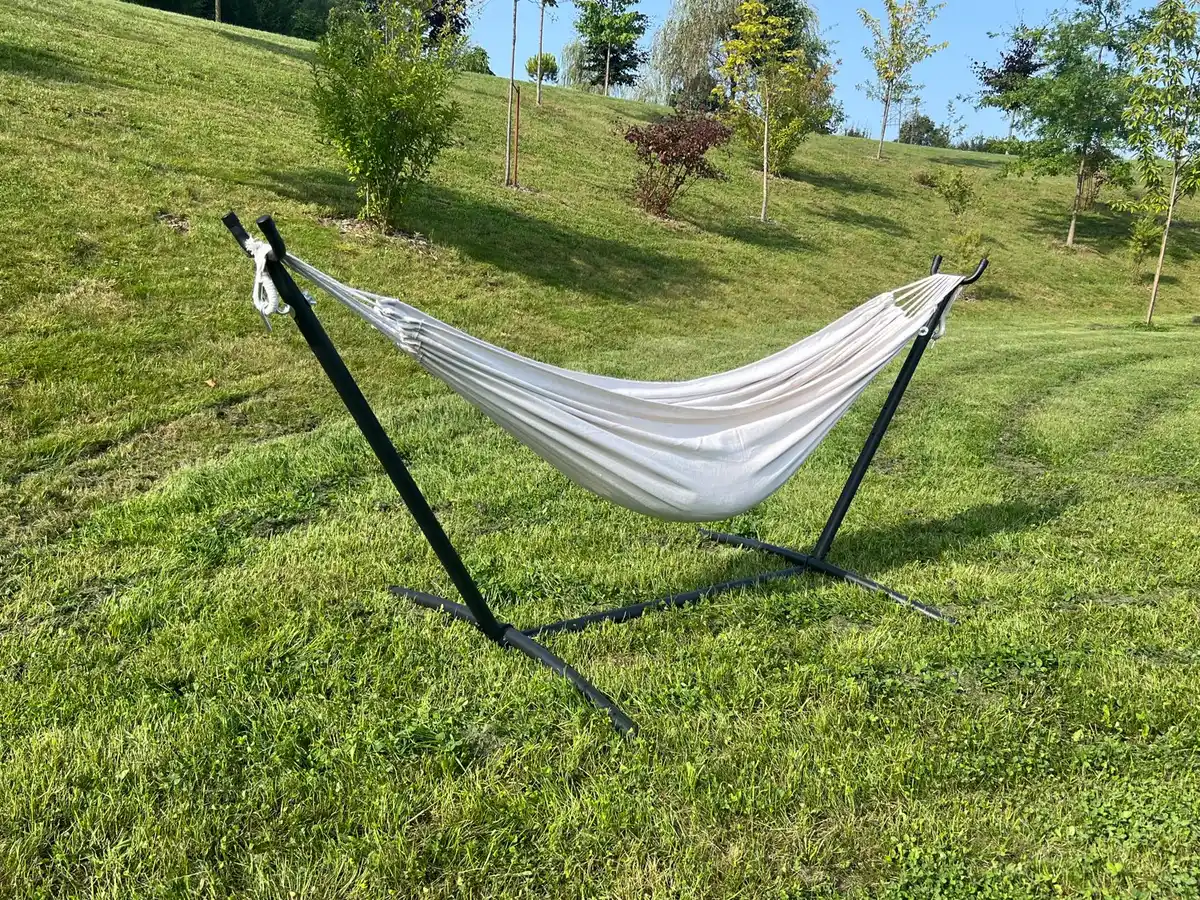 Bild 1 von Hängematte mit Gestell 270x108x100cm Natur