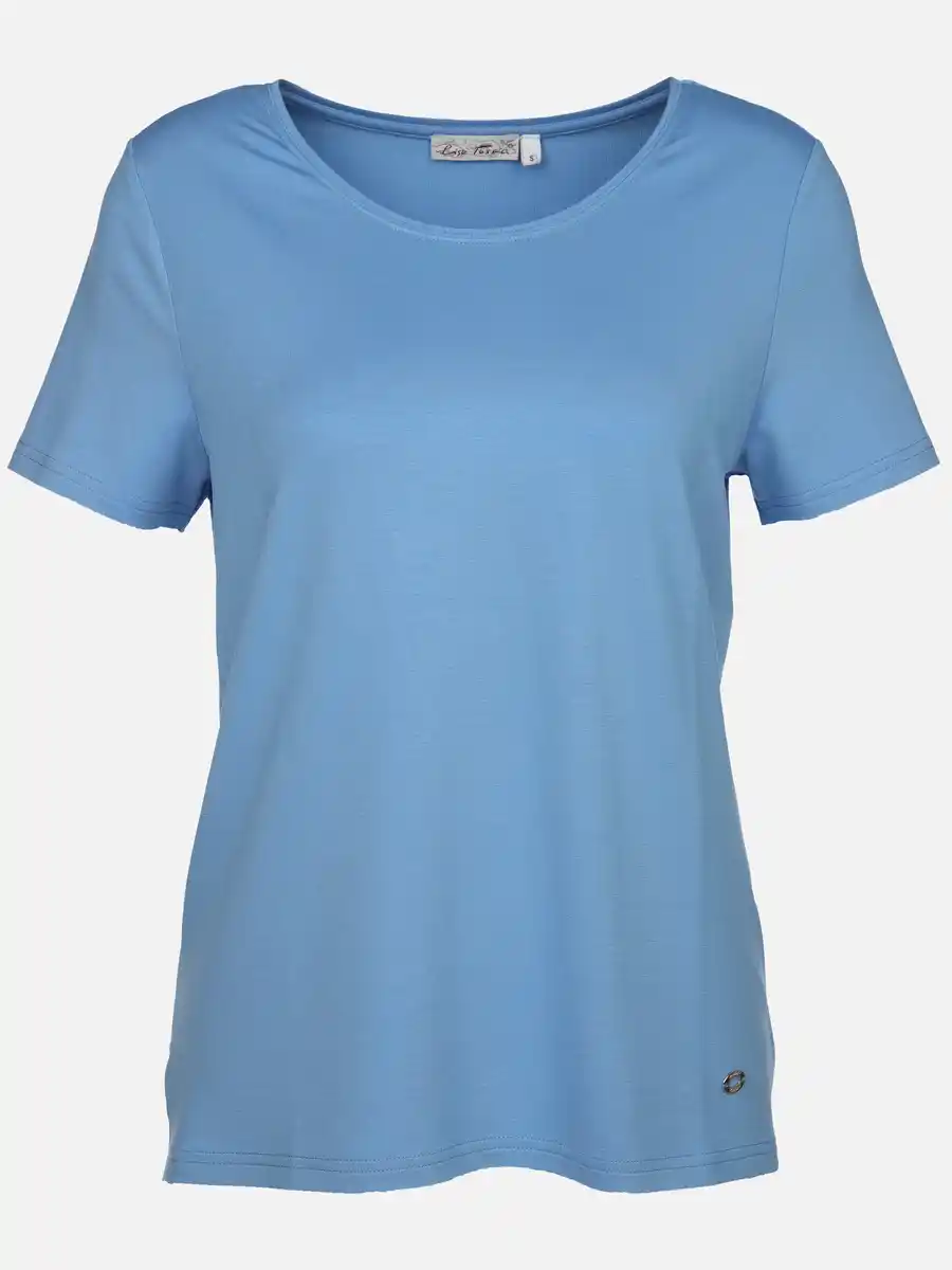 Bild 1 von Damen Shirt unifarben Blau